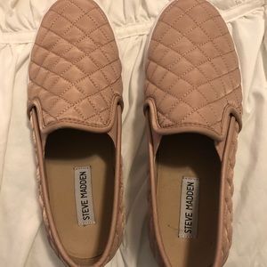 Steve Madden quilted slip-ons